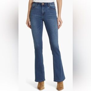 Wit & Wisdom Absolution High Waist Medium Blue Flare Jeans